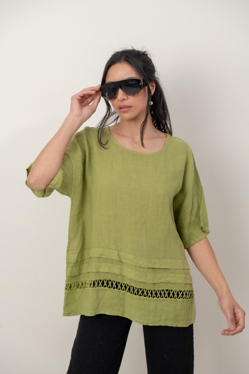 BLUSA ZEMYNA - Pistacho 