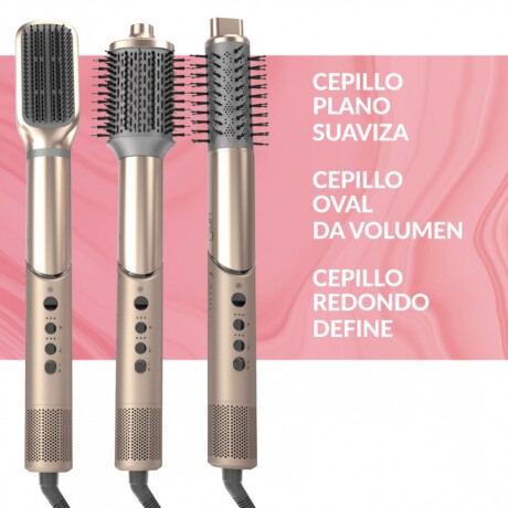 Cepillo Secador Modelador GAMA Uniq Radiant Multistyler 9 En 1 Con Accesorios Cepillo Secador Modelador GAMA Uniq Radiant Multistyler 9 En 1 Con Accesorios