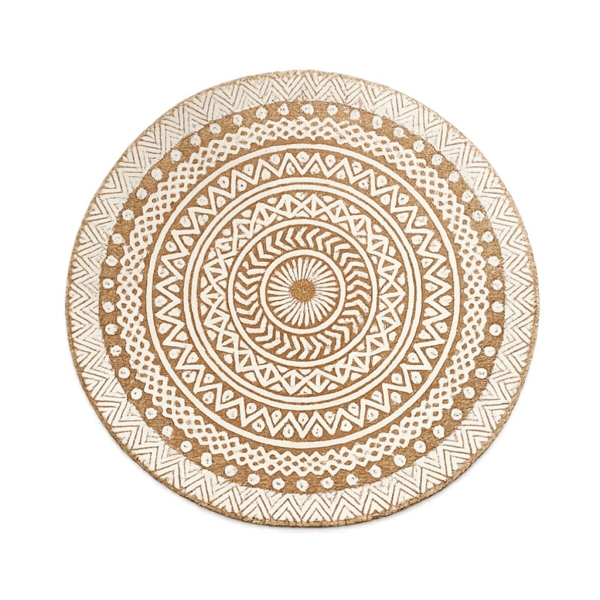 INDIVIDIUAL YUTE D38CM BLANCO/NATURAL 