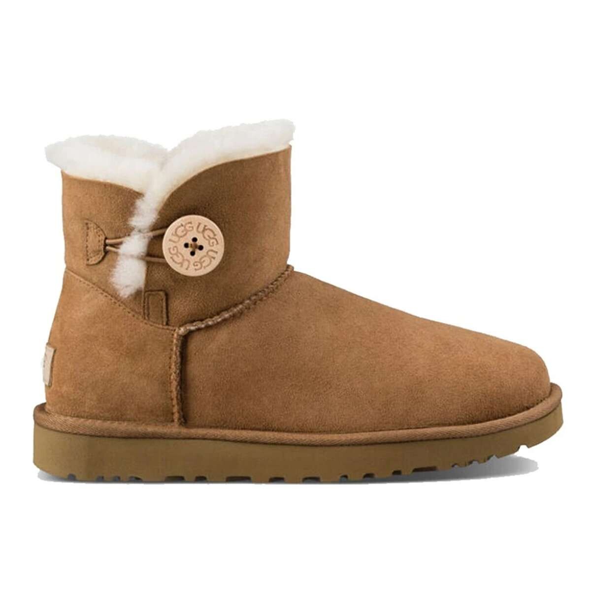 Botas UGG Mini Classic Bailey Button - Marrón 