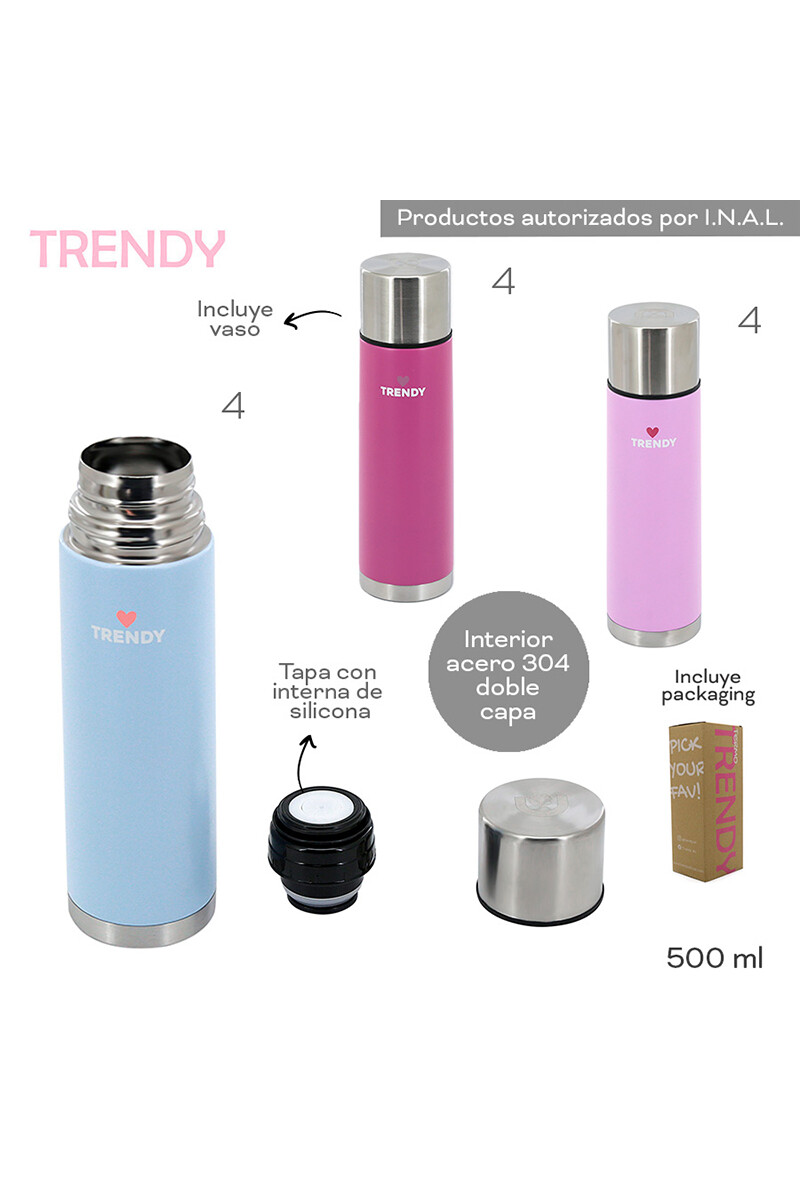 Termo Trendy Rosado