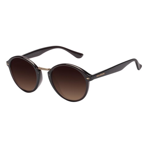 Lentes De Sol Chilli Beans Redondo - Unisex Gradiente Marrón/Marrón Oscuro