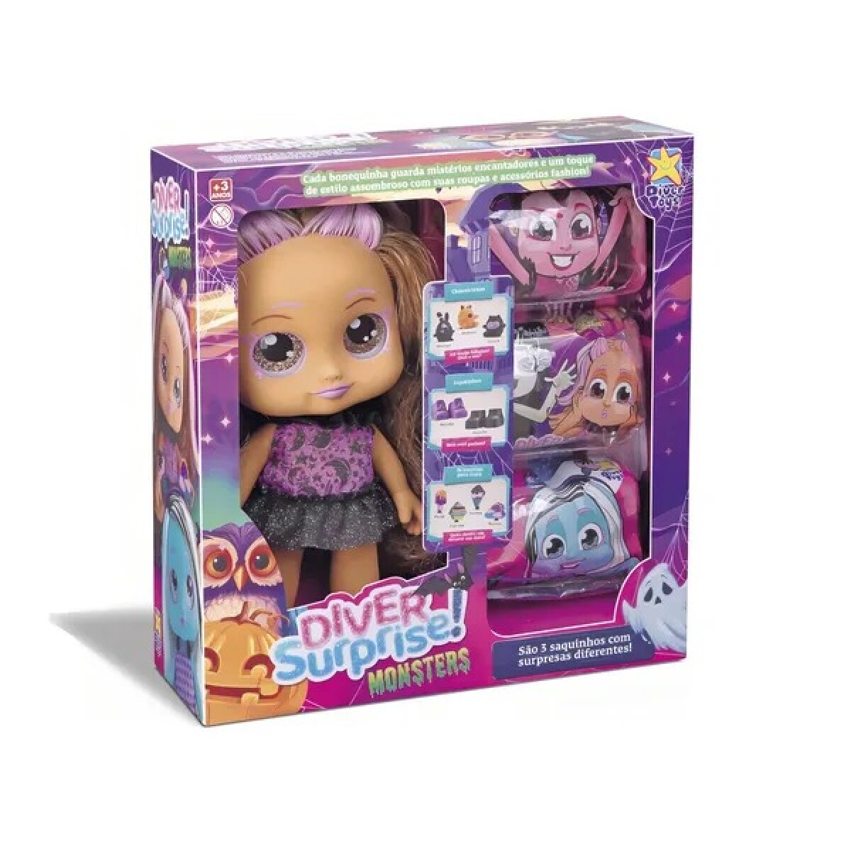 JUEGO DE SORPRESAS DIVER SURPRISE MONSTER FASHION LOBELITA - LOBELITA 