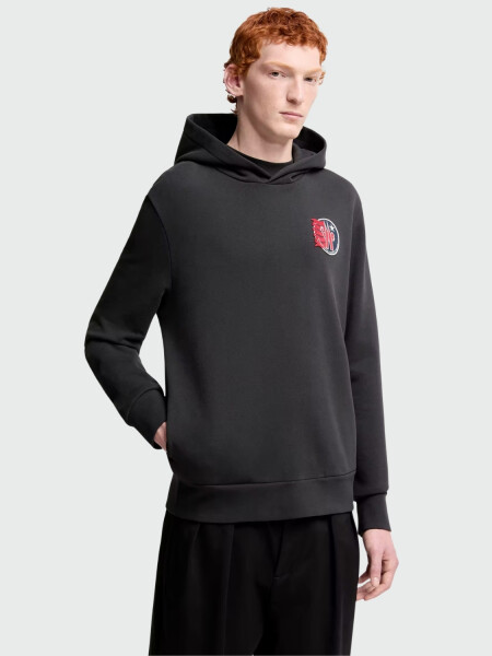 MONCLER - Buzo con Logo Estrella Carbón