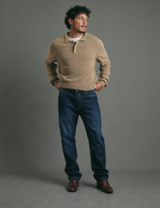 080687 PANTALON HARRINGTON LABEL Azul Oscuro