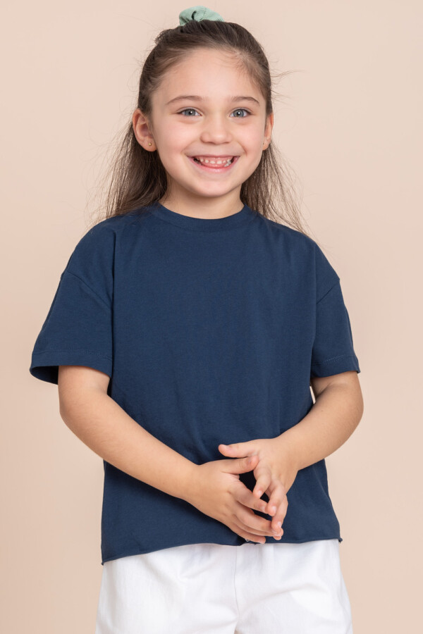 Camiseta manga corta Azul