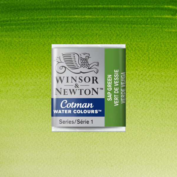 Acuarela Cotman - Winsor & Newton Tonos Verdes