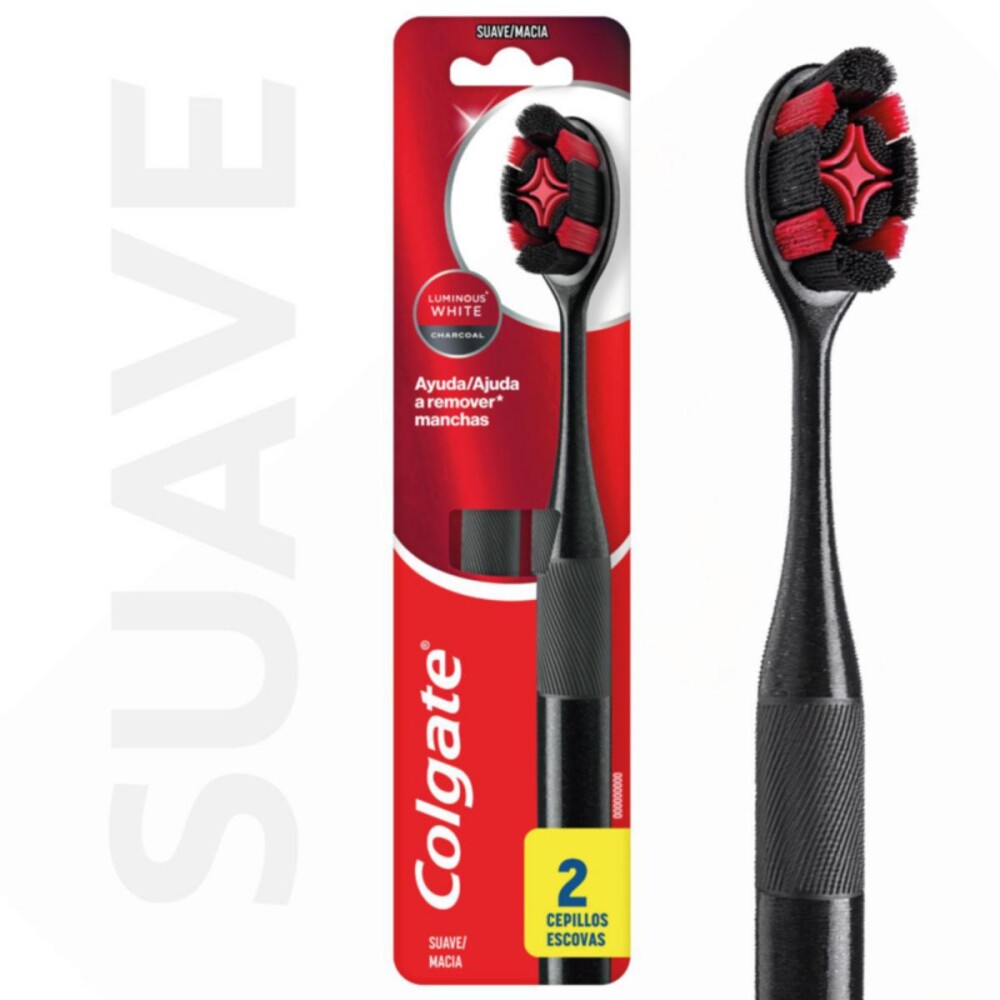 COLGATE CEP LUMINOUS W CHARCOAL 2 UN única