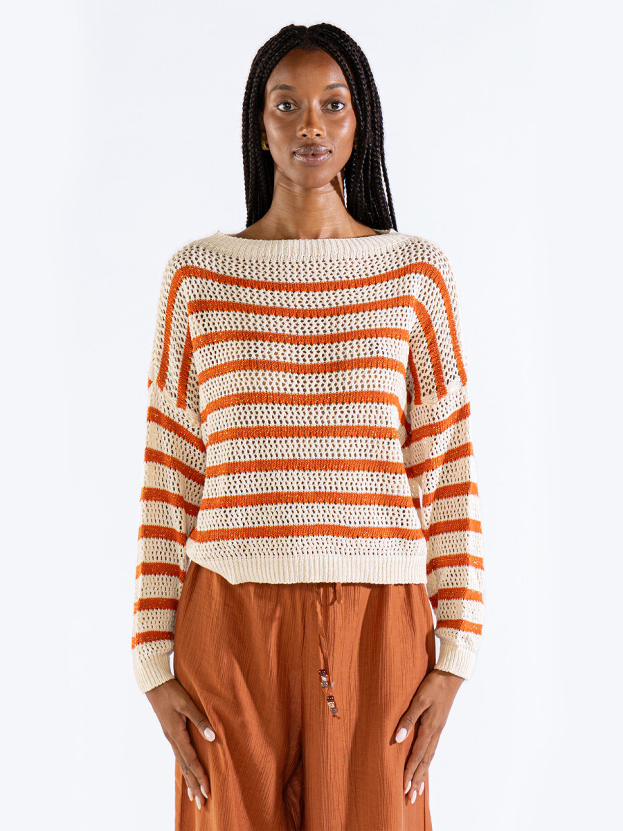 MILA STRIPED SWEATER 