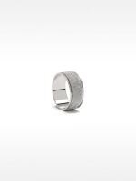 Anillo Con Brillantes plateado