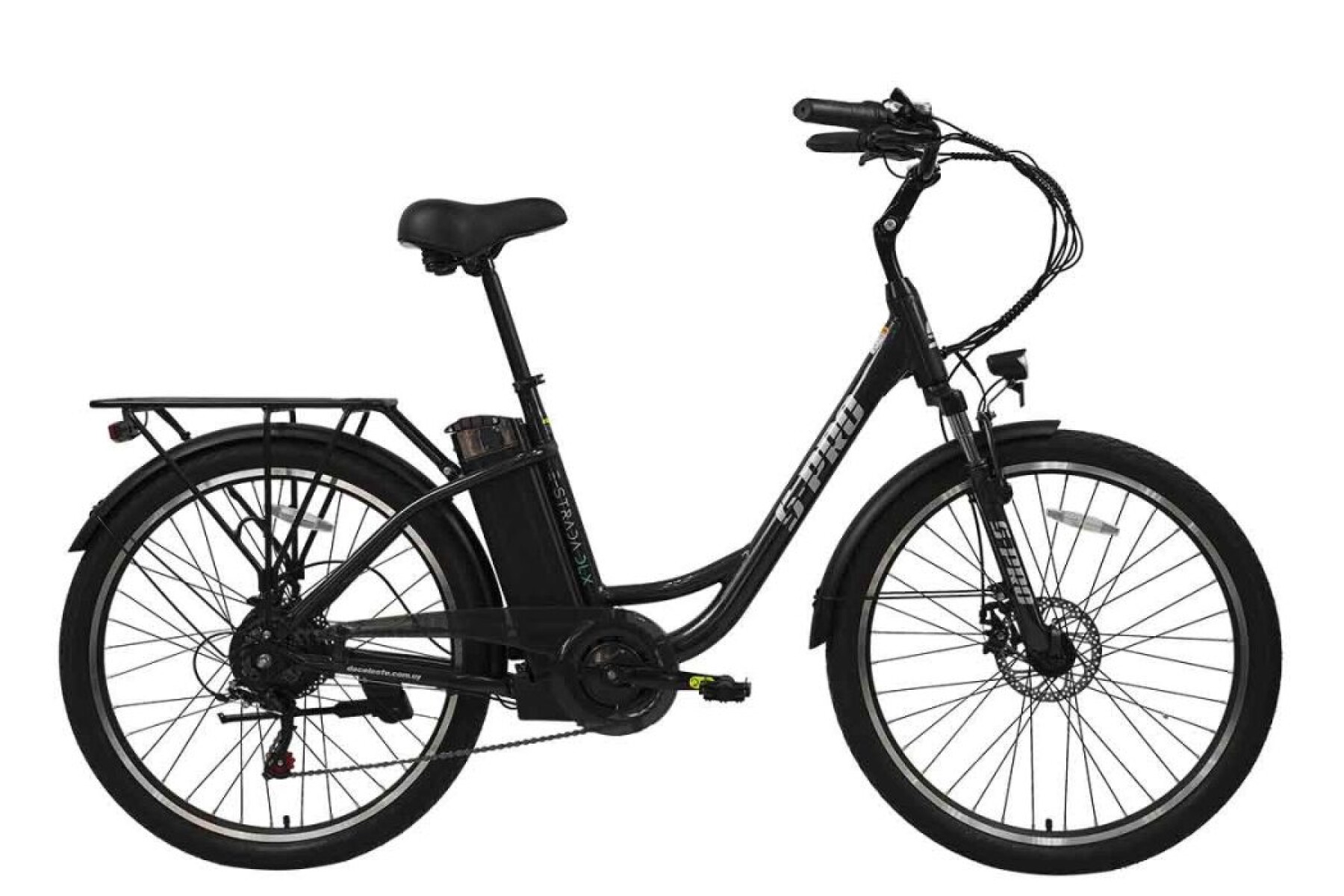 BICICLETA ELECTRICA S-PRO E-STRADA DLX - GRIS 