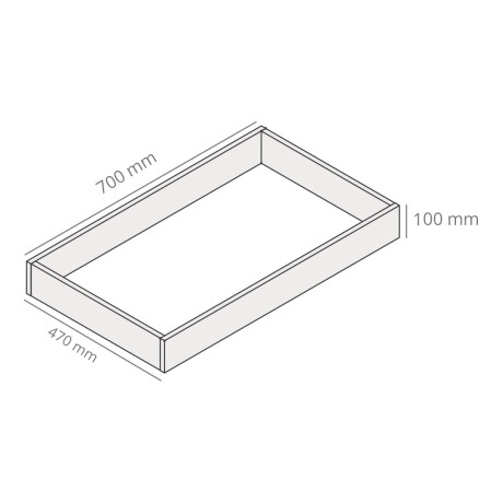 Zócalo de Cocina MDF 70x10 cm – Terminación Profesional GAMAS DE BEIGE