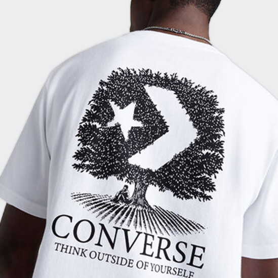 Remera Converse Think Outside Blanco