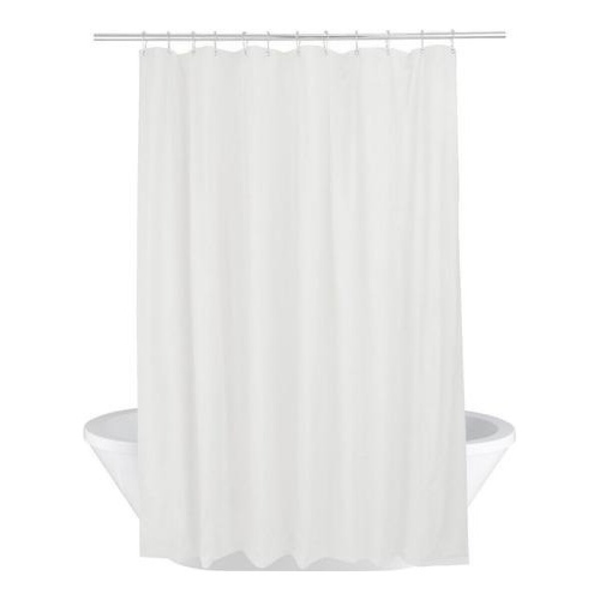 Protector para cortina de baño Amalfi 180 x 200cm - Blanco 