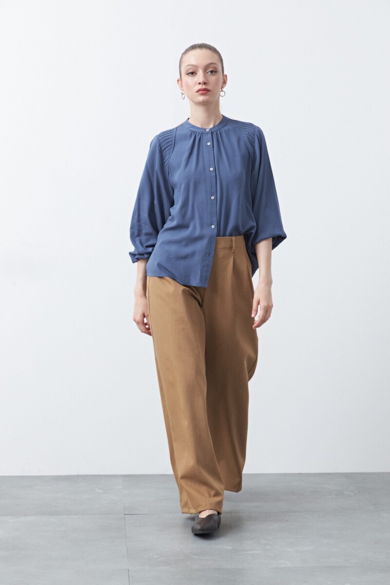 CAMISA ONA Azul Grisaceo