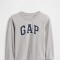 V-FRCH LS LOGO TEE LIGHT HEATHER GREY B08