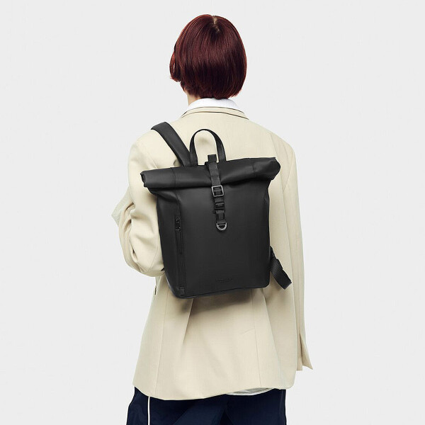 Mochila Gaston Luga Rullen MIni 12L C/Roll-top Impermeable Color Negro