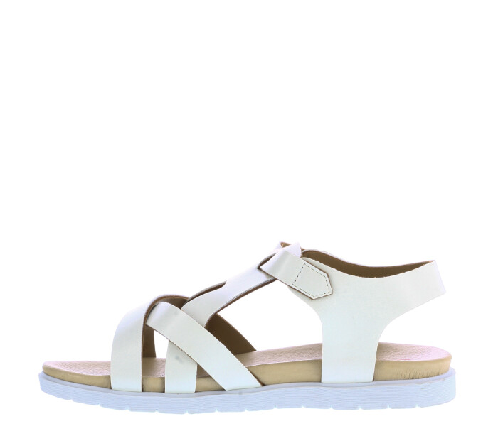 Sandalia MARY cruzada White