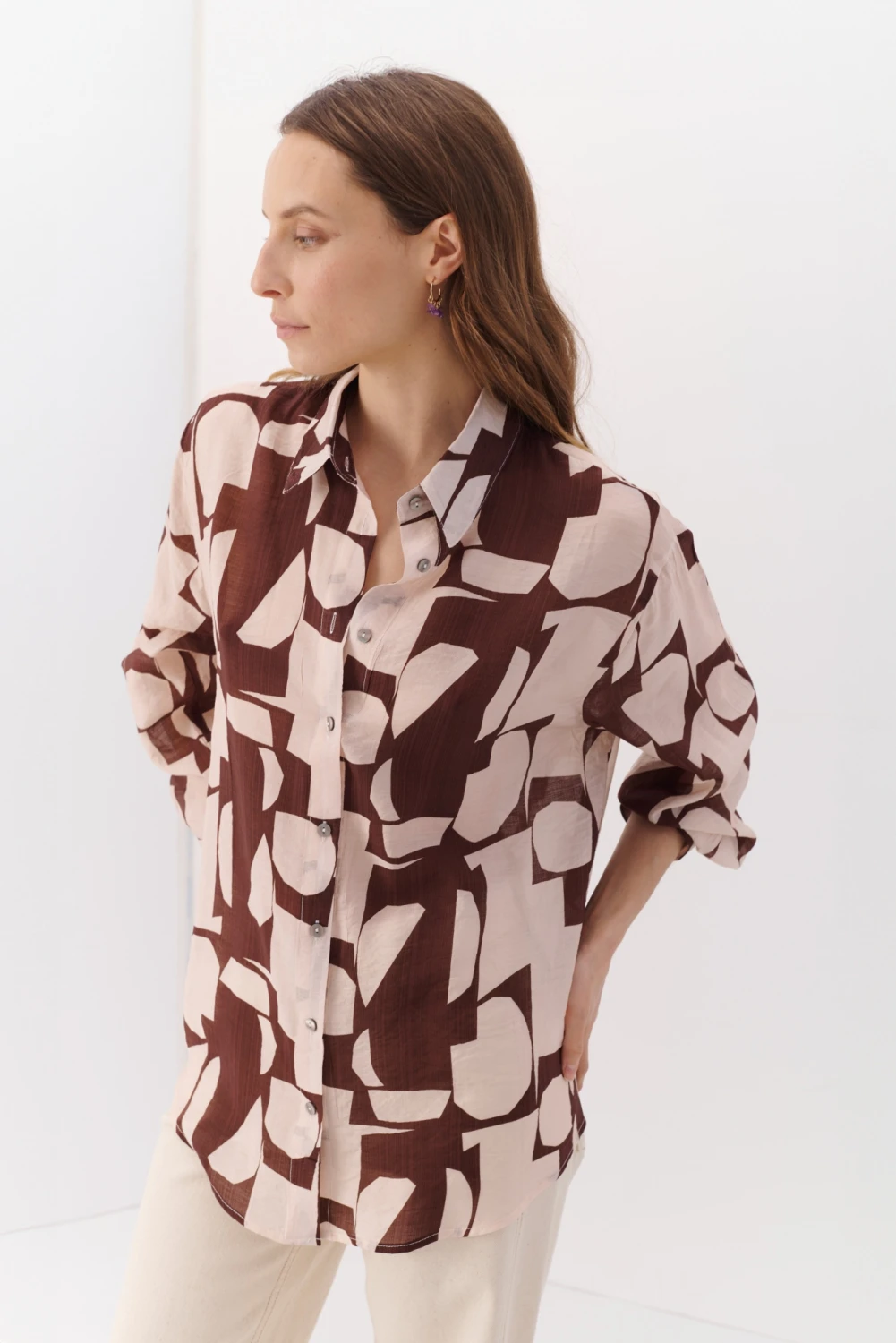 CAMISA JULIETA GIGI marron 4