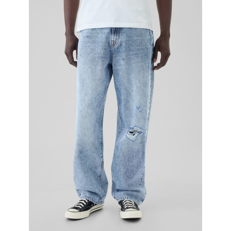 BAGGY FIT LT DEST FA24 LIGHT WASH