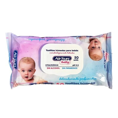 Toallitas Húmedas Airsun Baby 50 Uds. Toallitas Húmedas Airsun Baby 50 Uds.