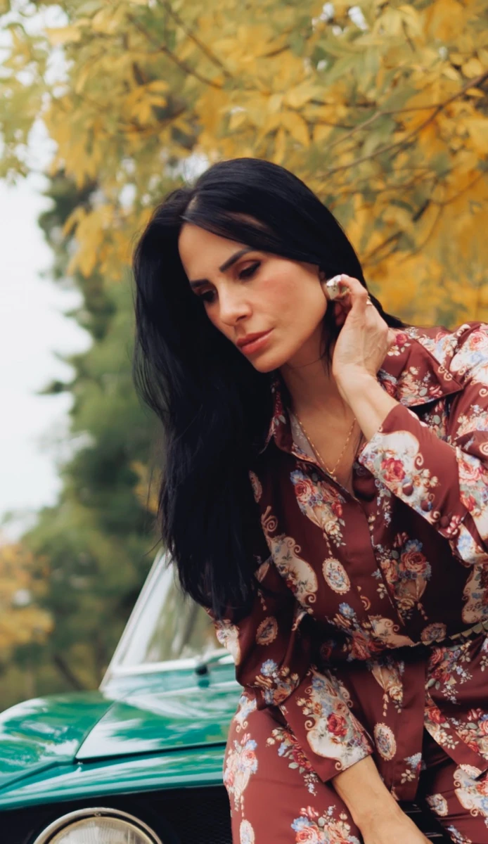 Camisa Erica - Bordeaux 