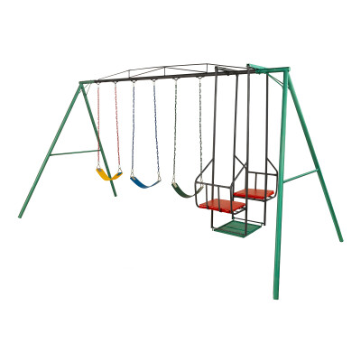 Hamaca de Plaza con silla doble y 3 hamacas de cincha, altura 2,15 mts Hamaca de Plaza con silla doble y 3 hamacas de cincha, altura 2,15 mts