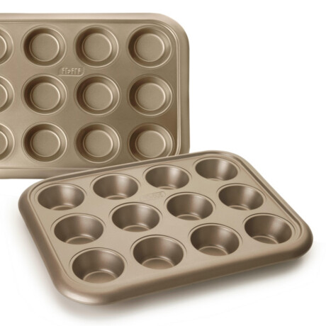 Molde Muffin 12 Cavidades Golden Class Ibili Molde Muffin 12 Cavidades Golden Class Ibili