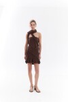 Vestido Calypso Marrón