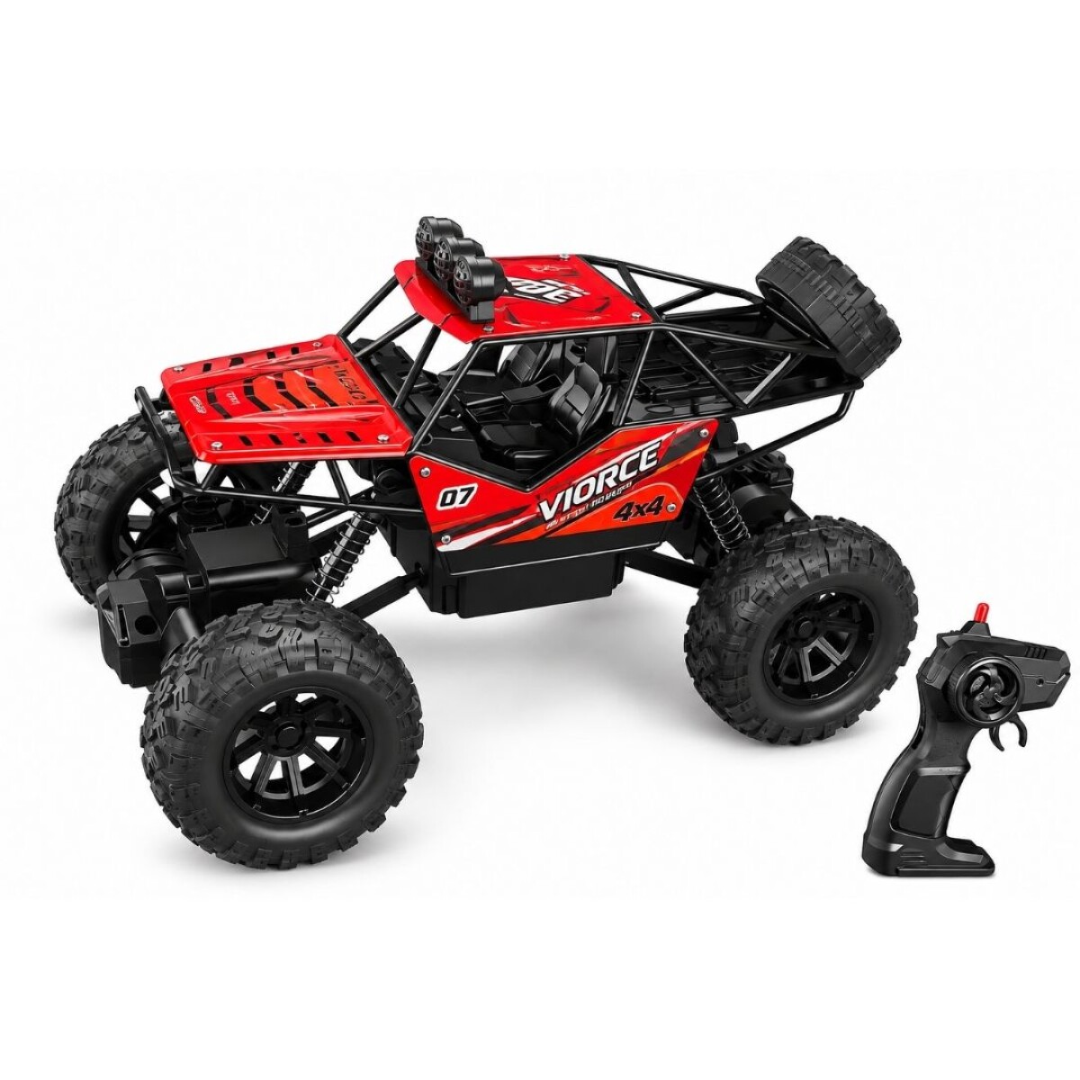 Auto Rc Rock Explorer Moka - Grafiti Rojo 
