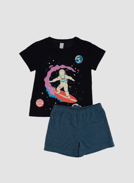 Pijama infantil <br /> espacio Azul