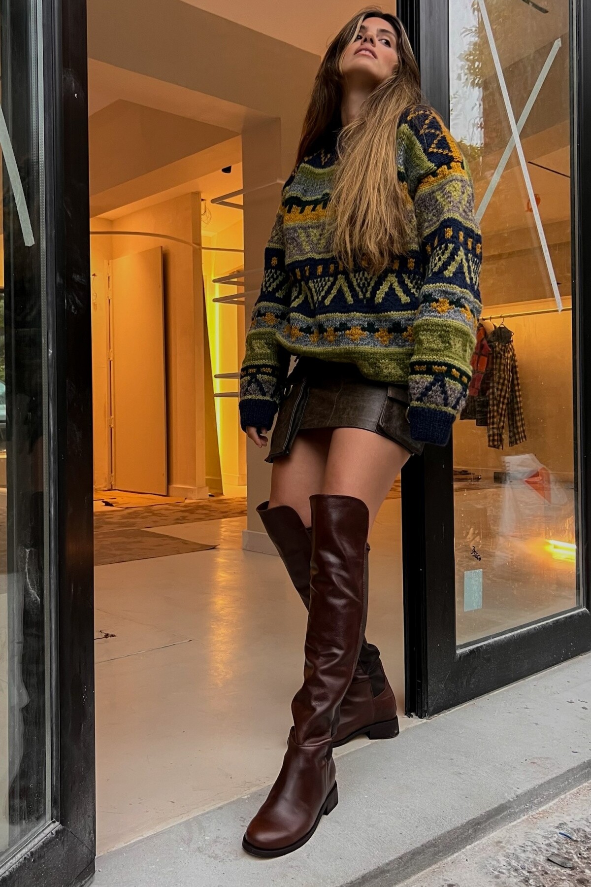 Guante Boots Chocolate