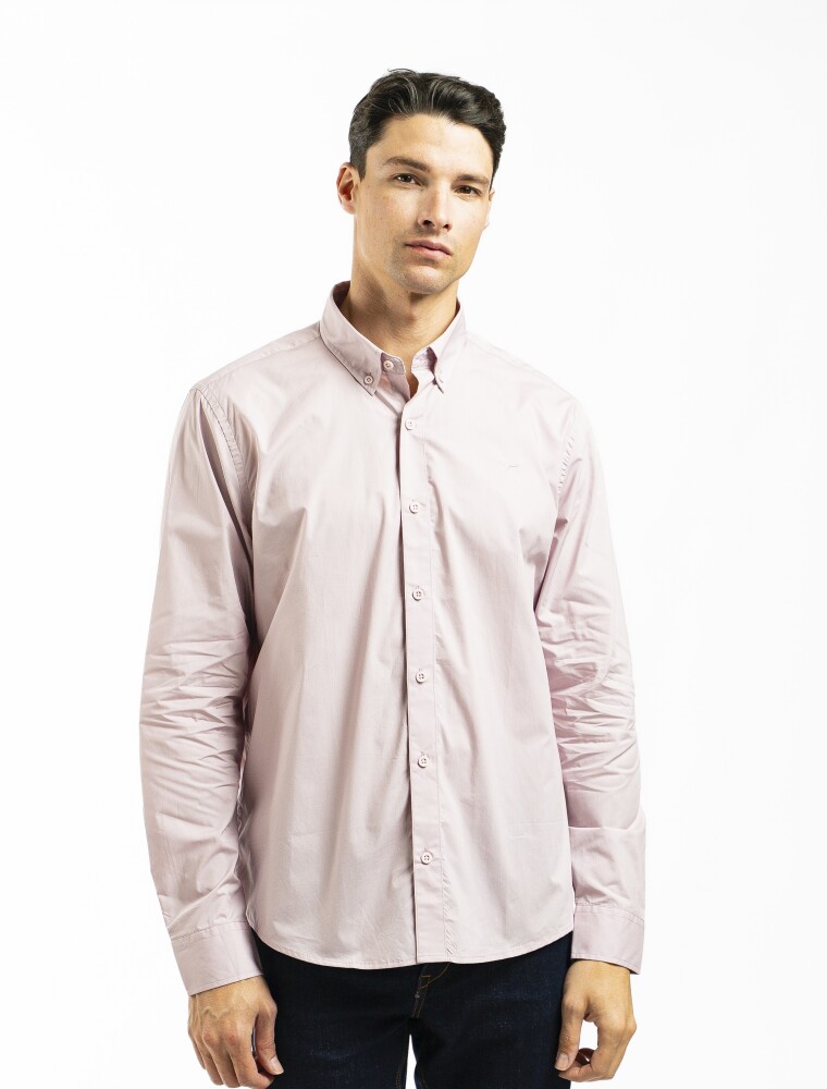 Camisa Manga Larga Algodón Principe Rosa
