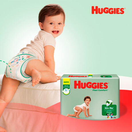 Pañales Huggies Flexi Confort M X68 + Toallas Húmedas 001