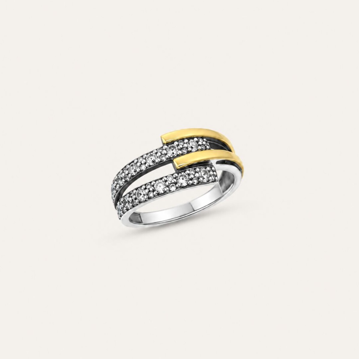 Anillo Zurich - Plata y Oro 