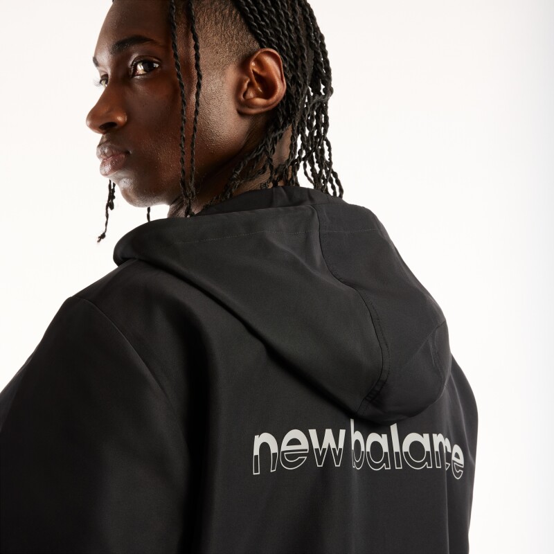 Campera New Balance de Hombre - Trackside - MJ62Y8SJBK BLACK