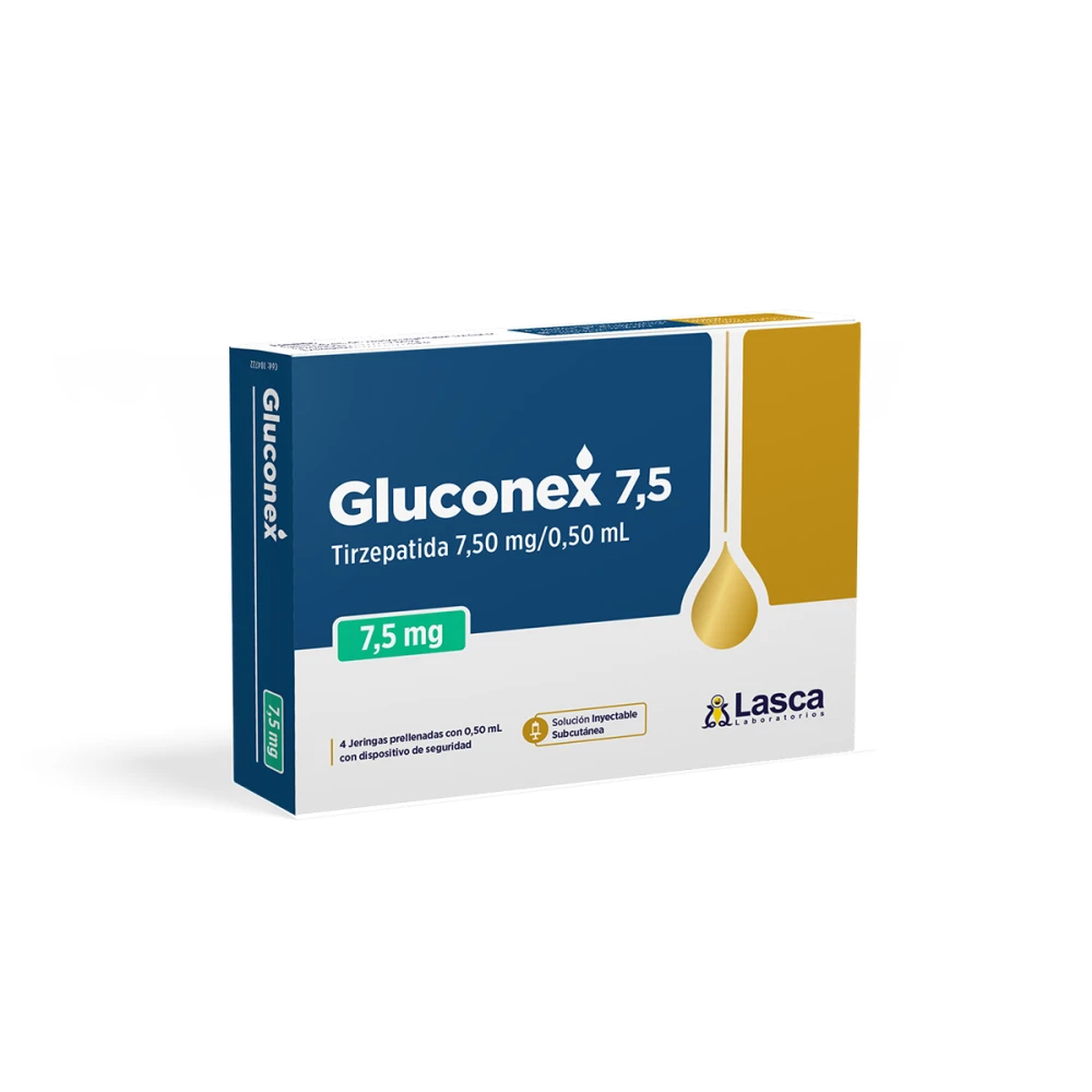 GLUCONEX 7,5 MG CJ X 4 JERINGA PRELL.