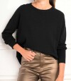Sweater Algodon Elastano Negro