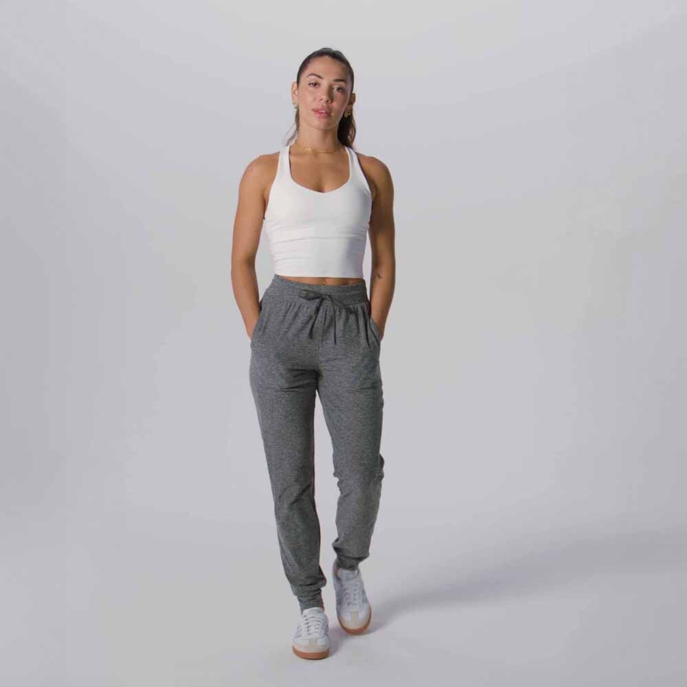 Leggings Jogger Cloud Jersey Mujer Black