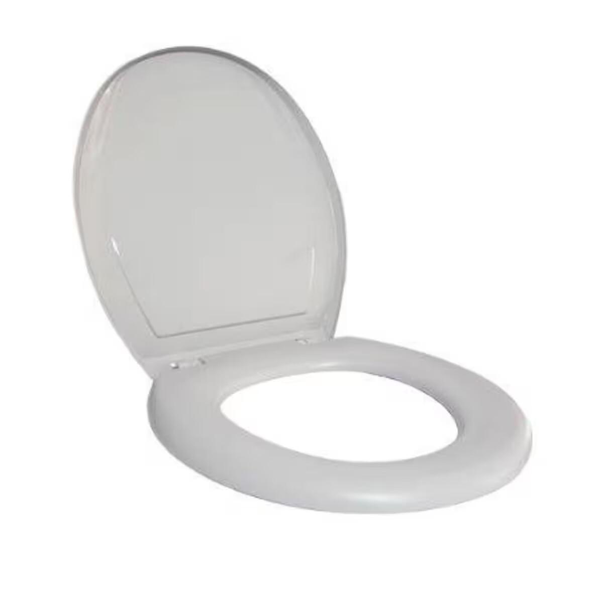 Tapa Inodoro Oval Plástica Gris 