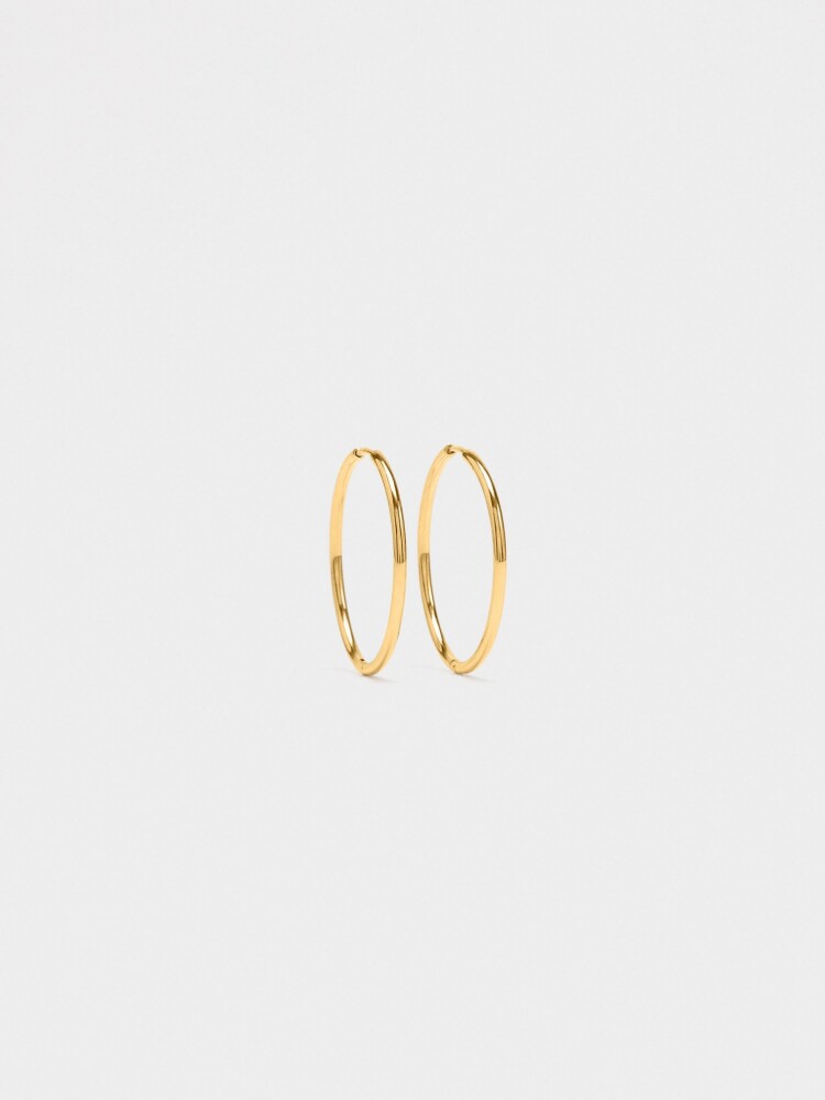 Aros Lisos - Acero Inoxidable dorado