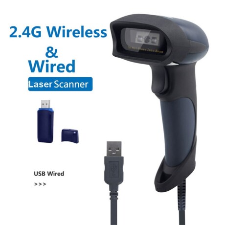 Lector de Código de Barras Netum 1D Laser Inalámbrico 001