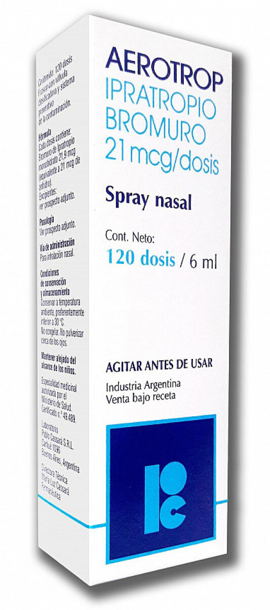 Aerotrop Solución Spray Nasal 120 Dosis 