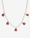 Collares Cortos Color Collares Cortos Lady Bug - Dorado