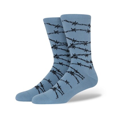 Medias Crocs Barbed Wire Azul