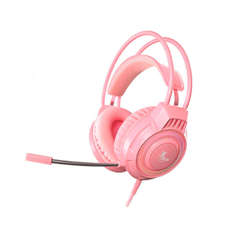 Auricular Headset Xth-564 Xtech Khione Gamer/1 Jack/USB/Rosado Multilaser Auricular Headset Xth-564 Xtech Khione Gamer/1 Jack/USB/Rosado Multilaser