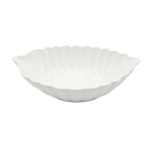 BANDEJA CERAMICA BLANCA 31X19X9CM Unica