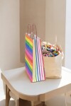 Bolsa fantasia luna 22x10x30 cm. ARCO IRIS.