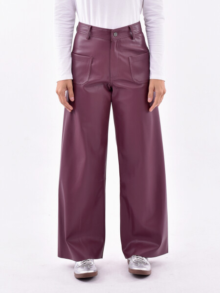 PANTALON MORA BORDEAUX