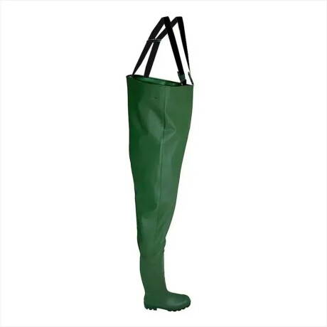 Wader Pantalon Para Pesca Completo Pvc Super Resistente Verde Militar